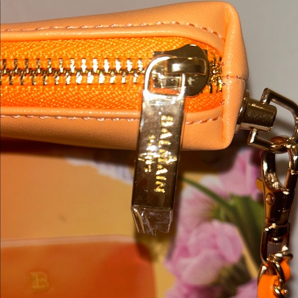 Balmain Paris Hair Couture Limited Edition Orange Cosmetic Bag NIB - Picture 3 of 9